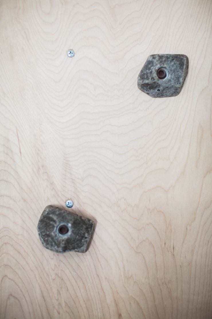 DIY Rock Climbing Wall For A Kid's Playroom