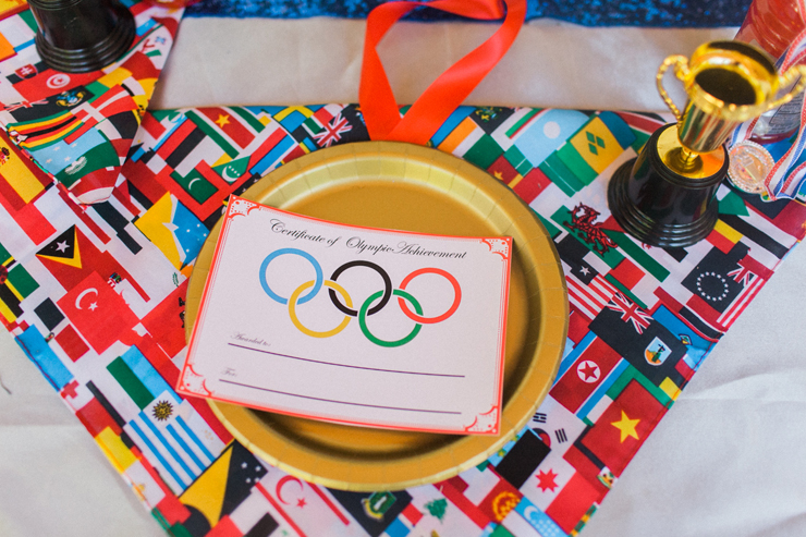 These are the cutest certificates for any Olympics Party!