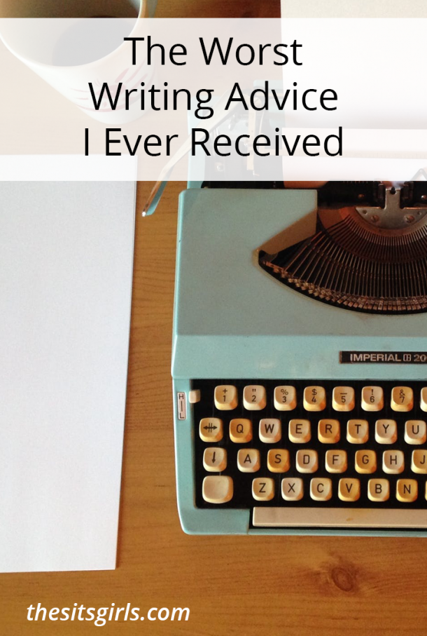 Blogging is very different from journalism or writing college papers. Here is a collection of the worst writing advice for bloggers (plus a few good writing tips that will actually help you)!