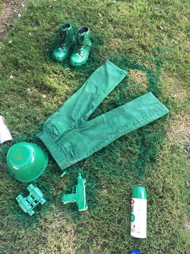 Toy Army Man Costume DIY Halloween Costume