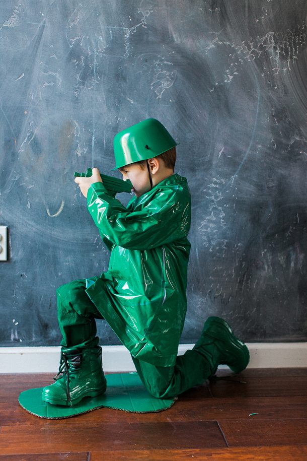Toy Army Man Costume DIY Halloween Costume