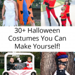 Get inspired by this great list of 30+ ideas for homemade Halloween costumes! How will you dress up this year?