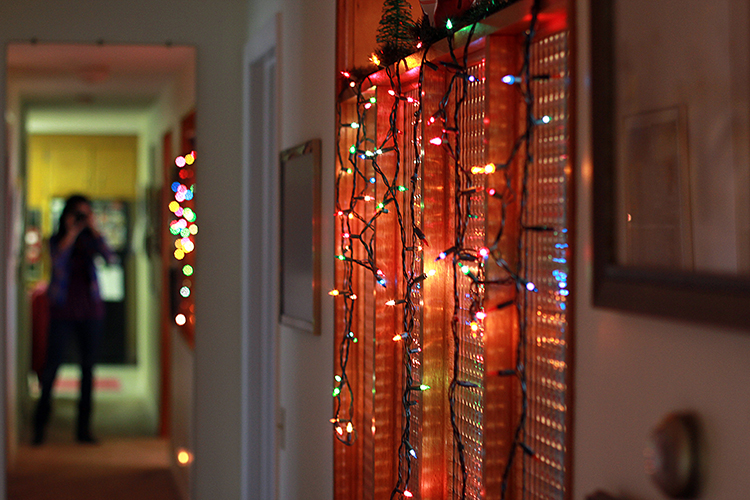 Get creative pictures of Christmas Lights. 