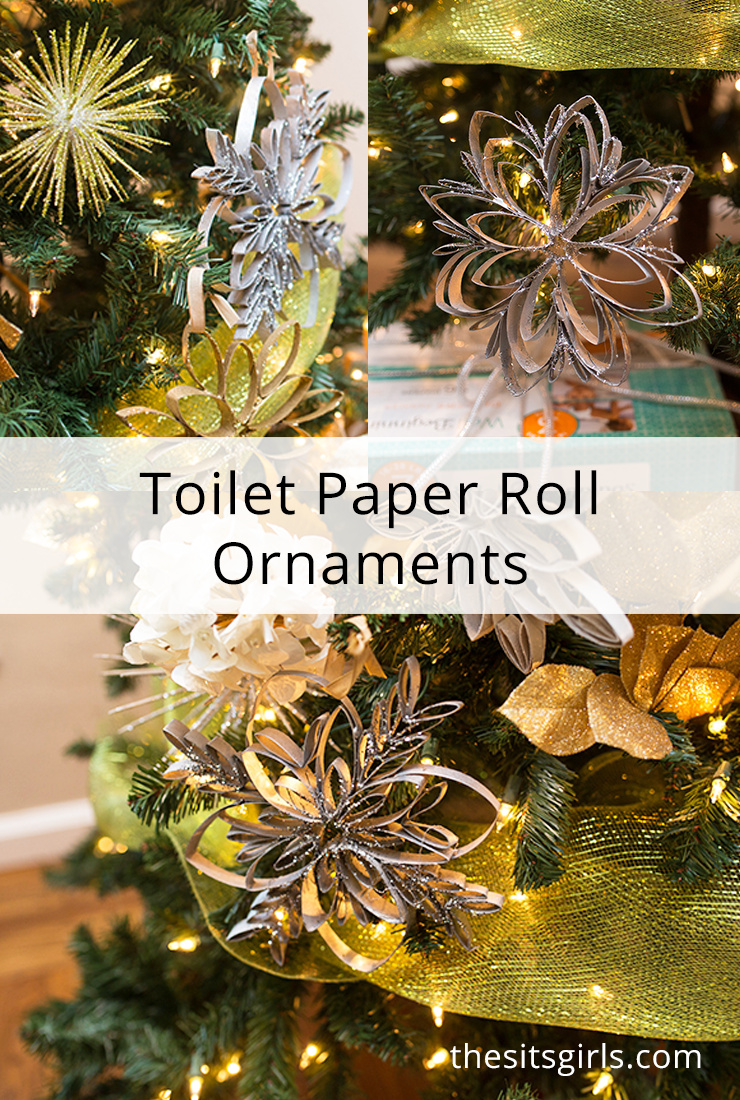 Handmade Christmas Tree Ornaments  Toilet Paper Roll 