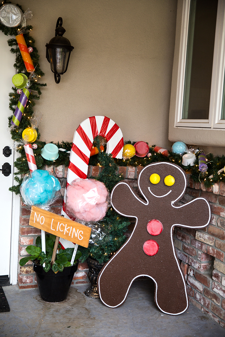 Gingerbread House Decorations | Giant Candy Garland | Christmas Decor