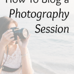 photography session