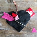 Try making an adorable Danish woven heart for Valentine's Day!