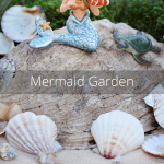 Make your own mermaid garden! This is a fun activity to do with your kids. Choose plants that are easy to maintain, and watch their love of gardening grow.