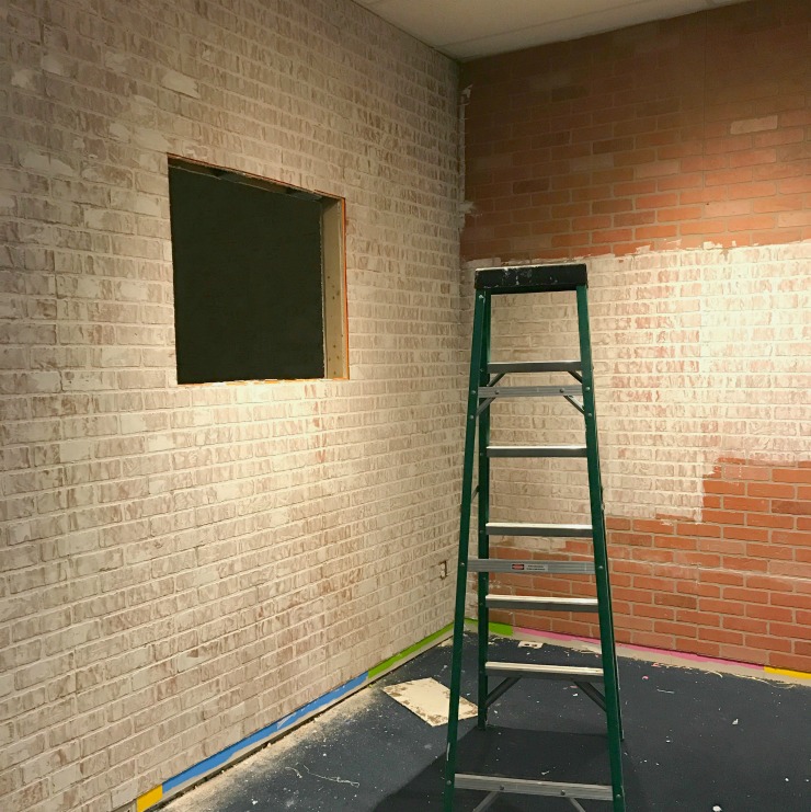 How To Create A Faux Brick Wall With Paneling Exposed