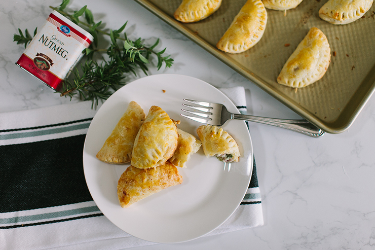 Don't forget the nutmeg when you are making these hand pies! 