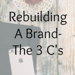 rebuilding a brand