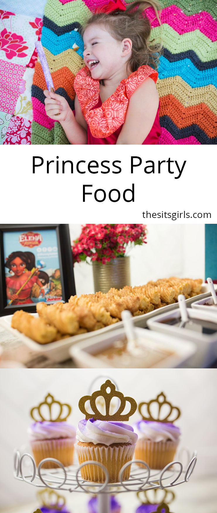 To throw the perfect princess party with Disney Junior's Elena and Sofia, you have to serve your guests delicious princess party food. Great ideas here.