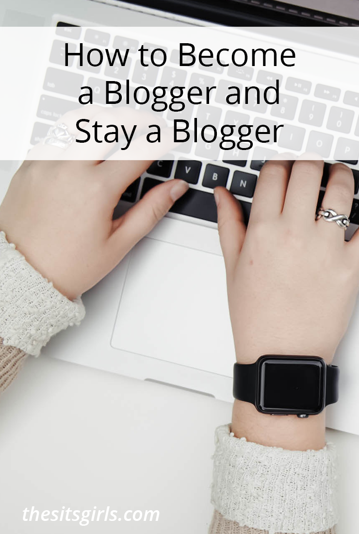 Learn how to become a blogger and stick with it for success with real life examples from a blogger who is making money blogging.