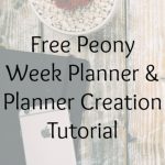 planner creation