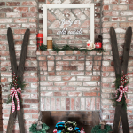 DIY Farmhouse Fence Post Skis are cost efficient, weather resistant, and SUPER easy to make. They are a great way to incorporate the modern farmhouse trend into your Christmas decor.