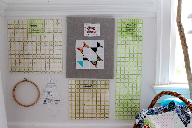 Hang up your sewing tools so it's easy to find everything you need!