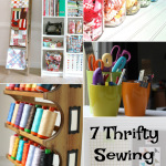 Seven sewing storage ideas that are economical, functional, and (of course) nice looking to help you store your sewing tools with style.