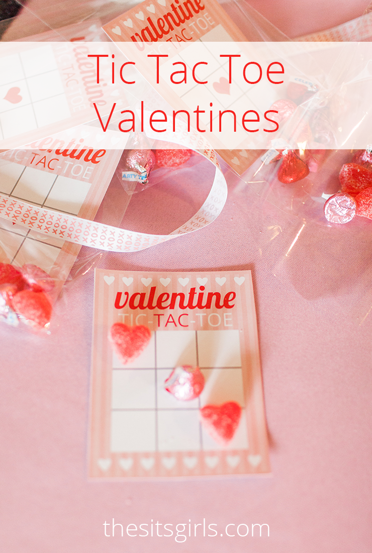 Tic Tac Toe cards are the best Valentine's Day treats!