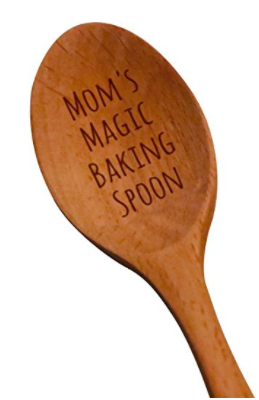 mom baking spoon