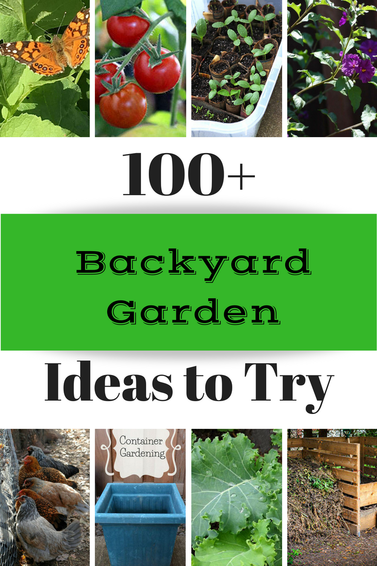 This list of 100 backyard garden ideas includes plant info, decor inspiration, DIY landscapes, and more gardening fun. Great for small or large yards.