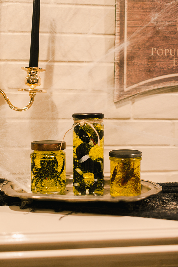 DIY Halloween Decorations: Spooky Specimen Jars