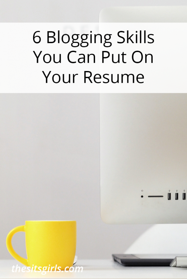 Blogging Skills For Your Resume