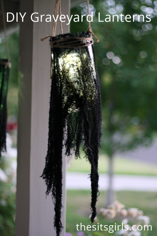 Halloween DIY Graveyard Lanterns