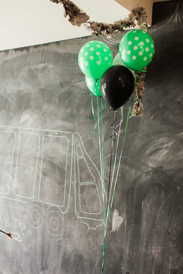green party balloons