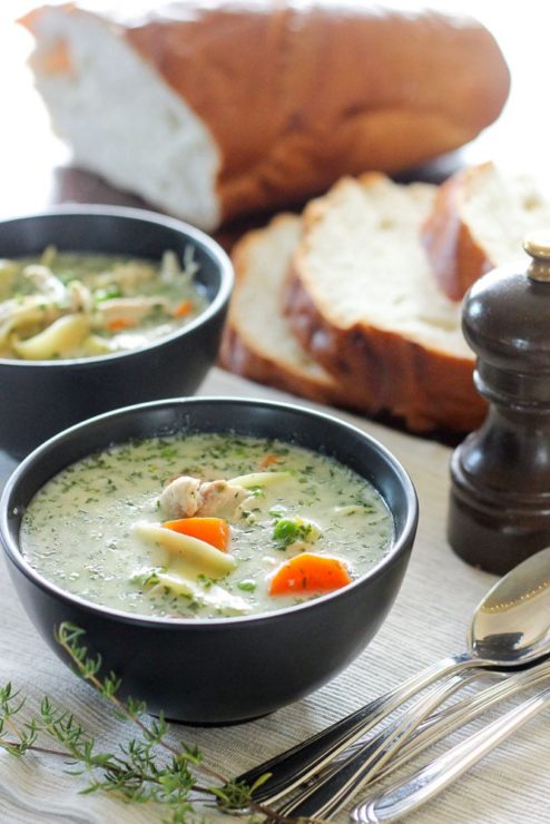 creamy chicken soup