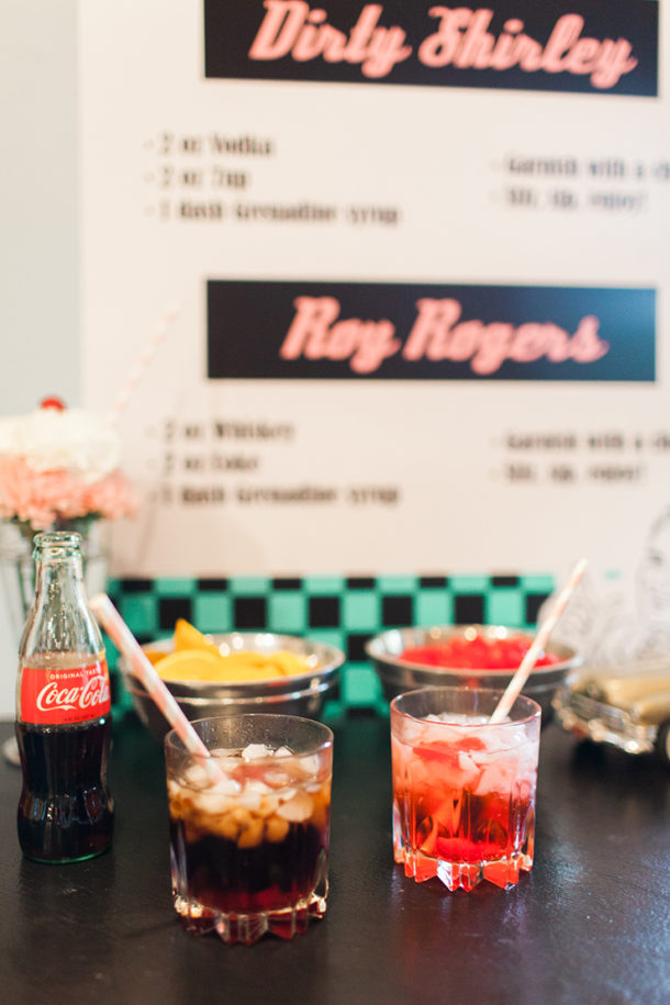 How to throw the perfect 1950s Retro Sock Hop with delicious food, cocktails, menus, tablescapes, favors, and more. It makes for a super fun, special party!