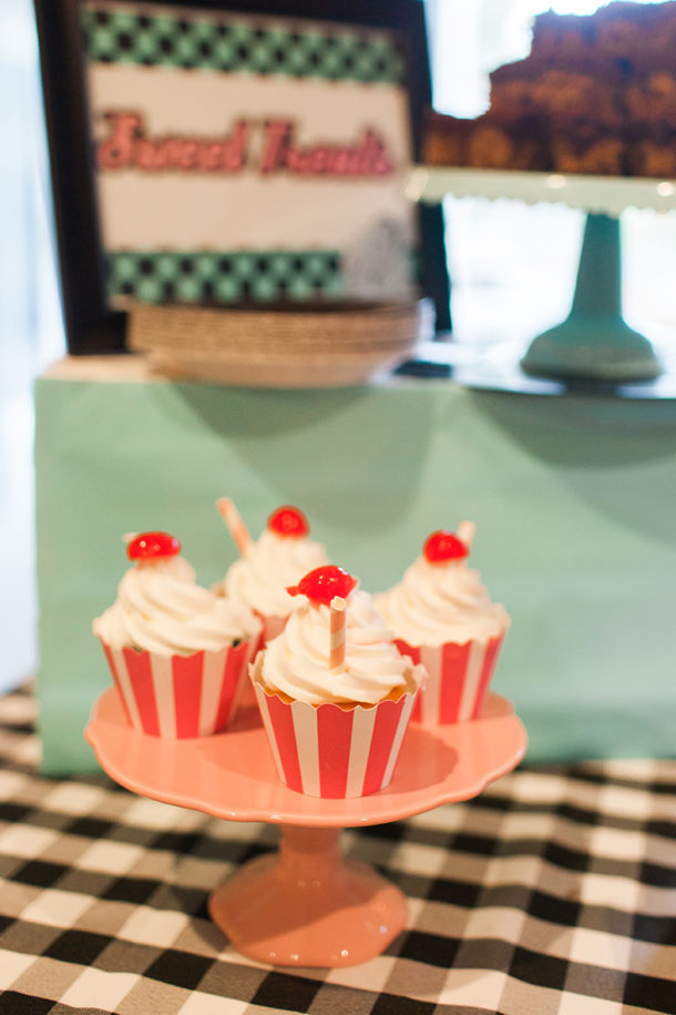 How to throw the perfect 1950s Retro Sock Hop with delicious food, cocktails, menus, tablescapes, favors, and more. It makes for a super fun, special party!