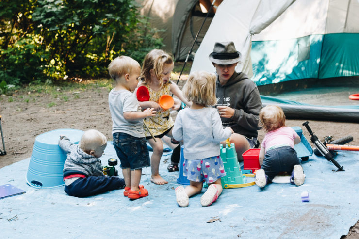 camping with toddlers