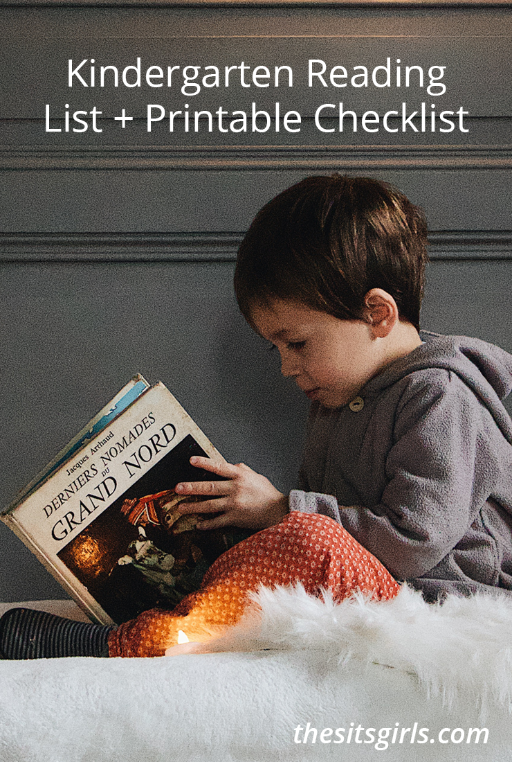 Kindergarten Books | Kindergarten Reading List + Printable Checklist