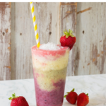 Rainbow Layered Fruit Smoothie Recipe