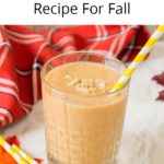 This Pumpkin Smoothie recipe is perfect for fall and tastes incredible too. It uses several tastes of the season and can be made fast and fresh for your day!