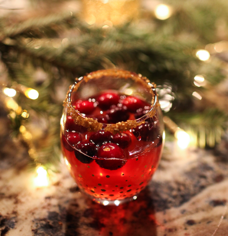 Cranberry Champagne Cocktail