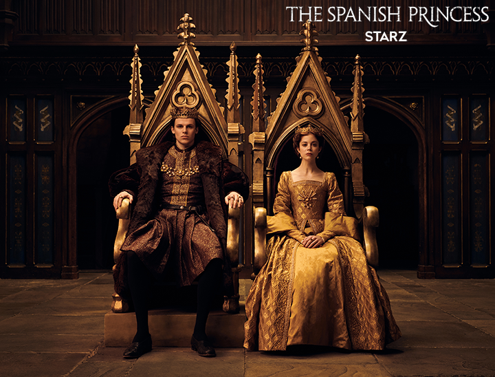 Henry and Catherine on their thrones - The Spanish Princess