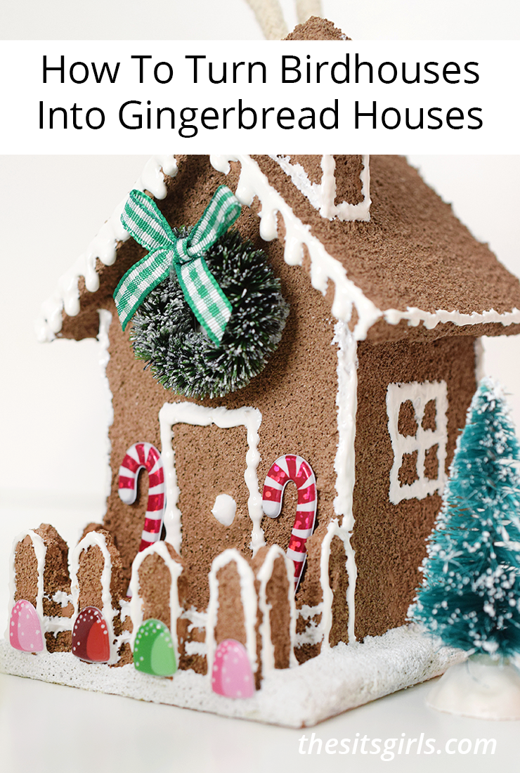 How To Turn Birdhouses into Gingerbread Houses
