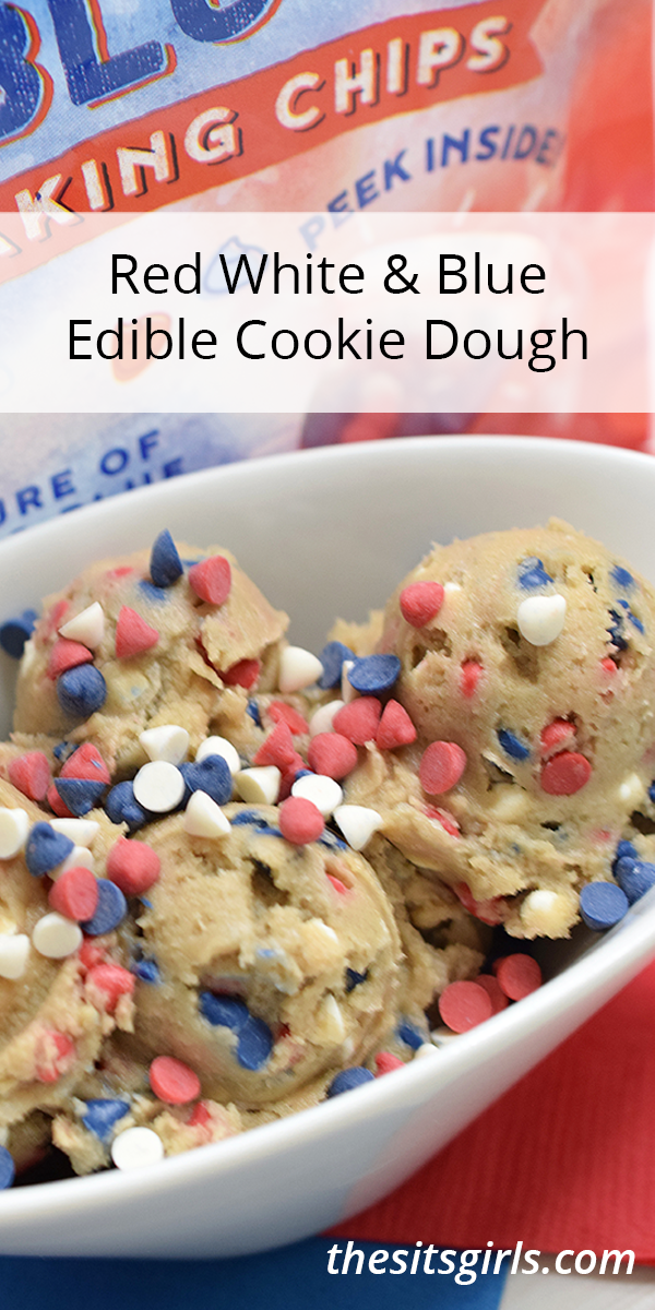 Red White & Blue Edible Cookie Dough.