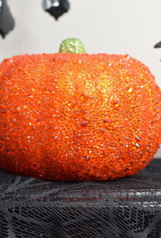 rhinestone pumpkin