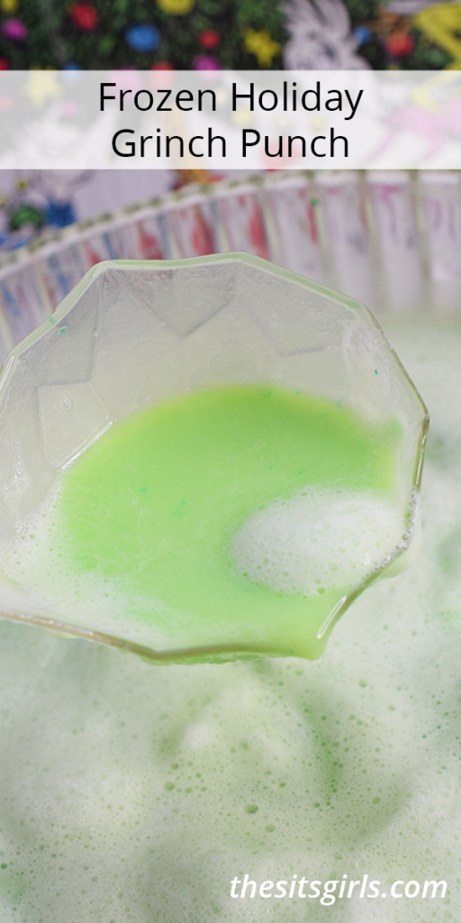 Frozen Holiday Grinch Punch