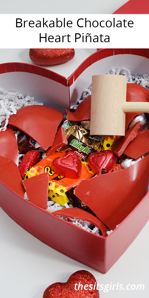 Breakable Chocolate Heart Pinata