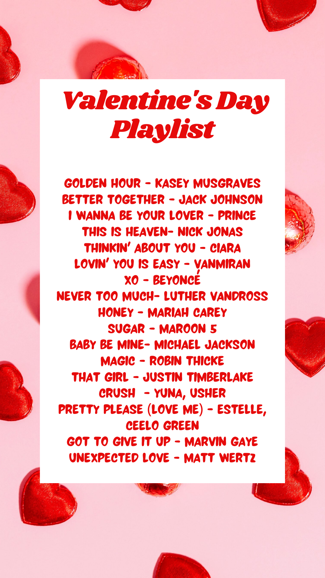 Valentine's Day Playlist