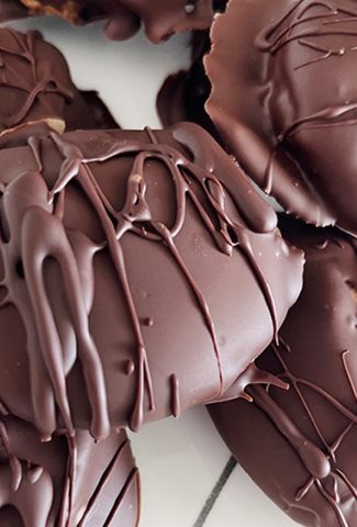 Healthy Reese's peanut butter eggs