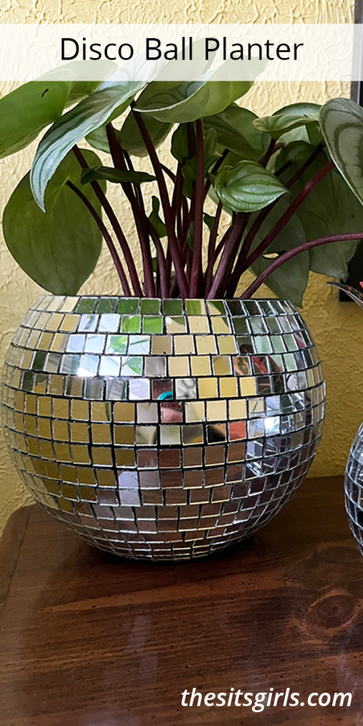 Disco Ball Planter