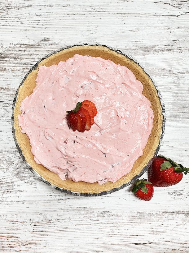 NoBake Strawberry Pie Recipe