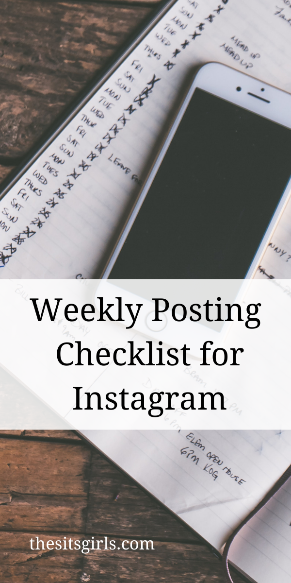 This weekly checklist for Instagram can help you get motivated, organized, and seen by more of your followers on Instagram.